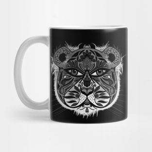 Monochrome Tiger Mug